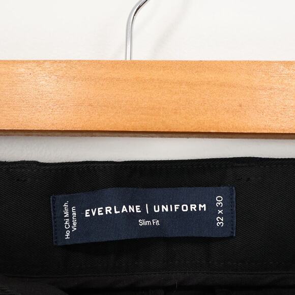 Everlane The Performance Chino | Uniform Slim Fit Black 32x30 NWT - Picture 4 of 8